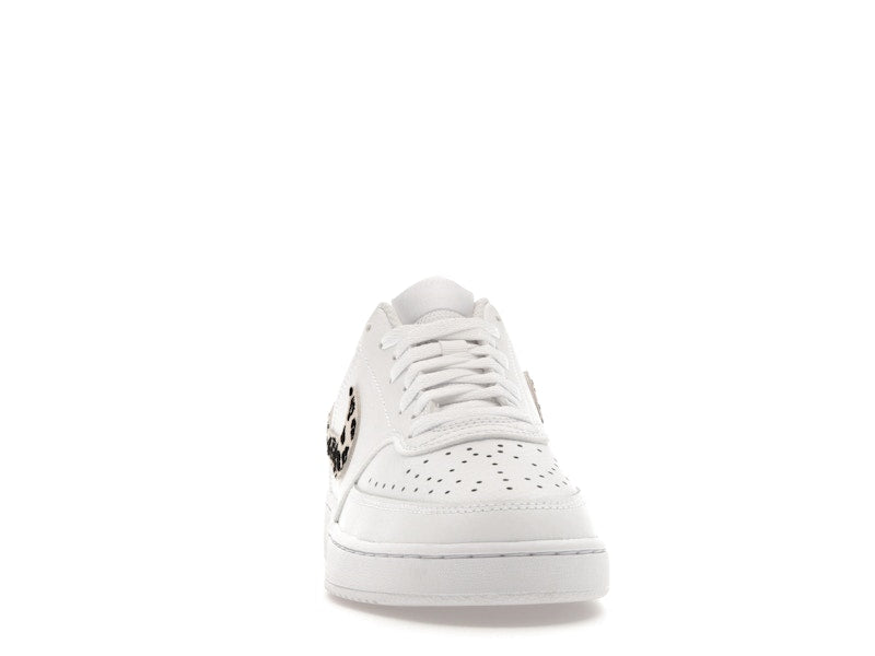 Nike Court Vision Low Leopard Swoosh White (Women's)
