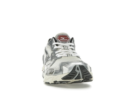 Mizuno Wave Rider 10 White Black Rythmic Red