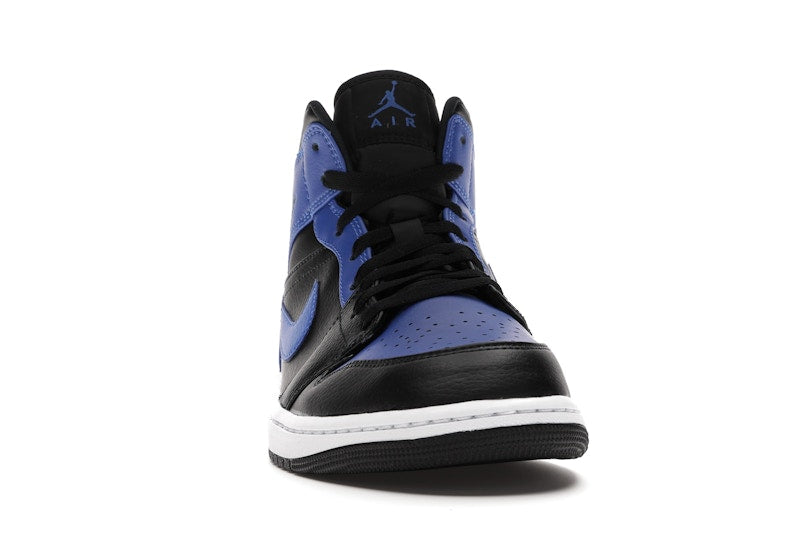 Jordan 1 Mid Hyper Royal Tumbled Leather