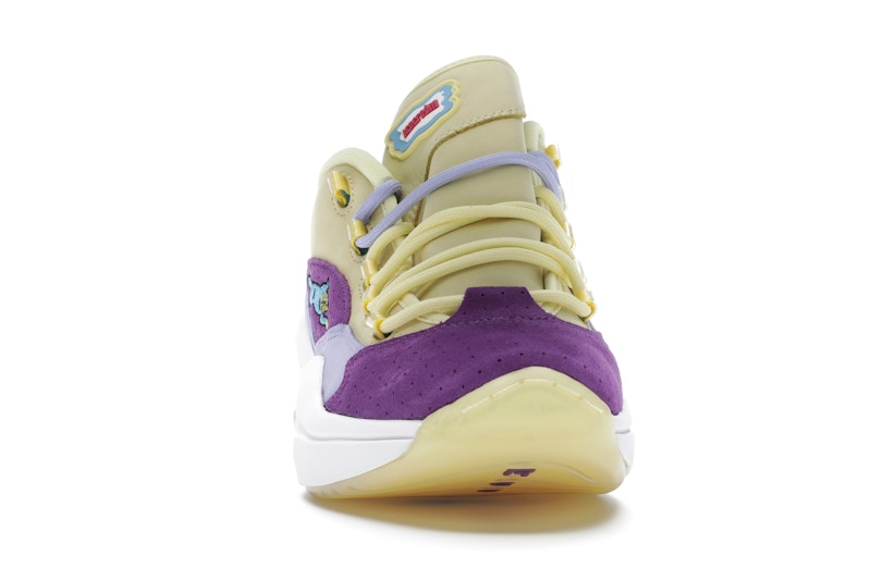 Reebok Question Low BBC Ice Cream Running Dog Yellow Purple