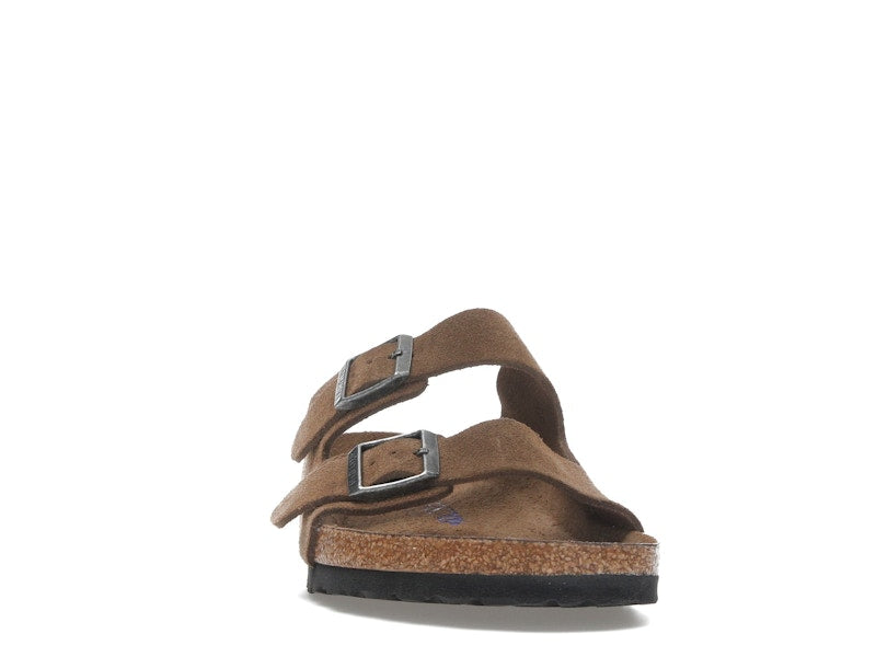 Birkenstock Arizona Soft Footbed Suede Leather Dark Tea Tonal