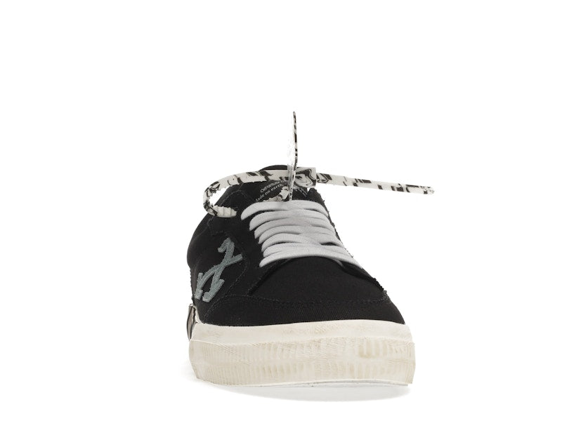 OFF-WHITE Vulc Low Black Light Blue Arrow