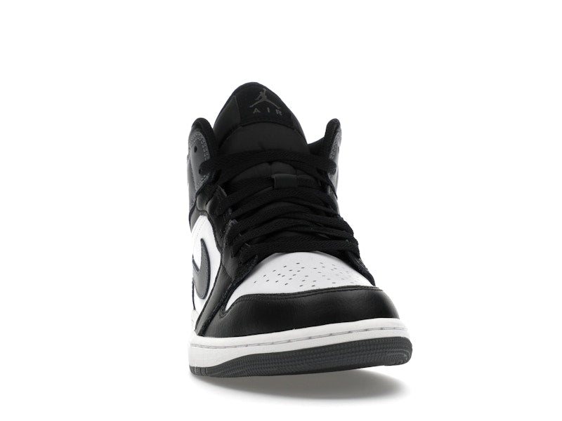 Jordan 1 Mid Black White Iron Grey