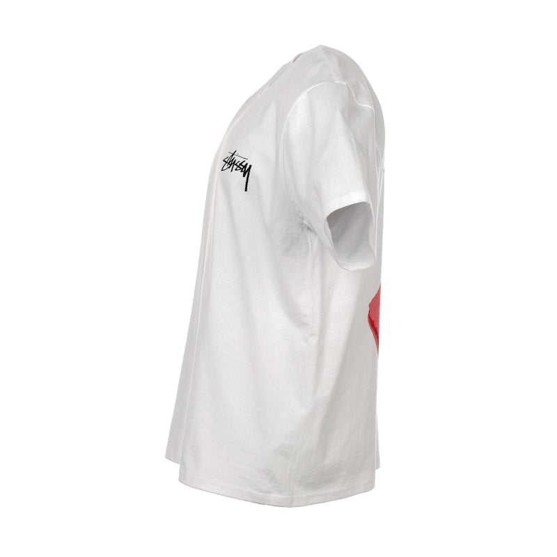 Stussy Fuzzy Dice Tee White