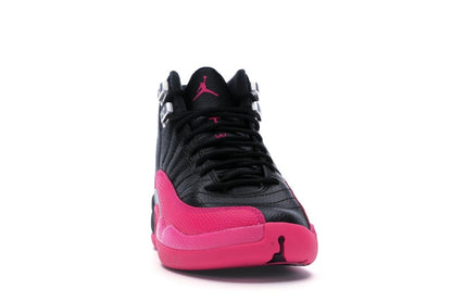 Jordan 12 Retro Black Deadly Pink (GS)