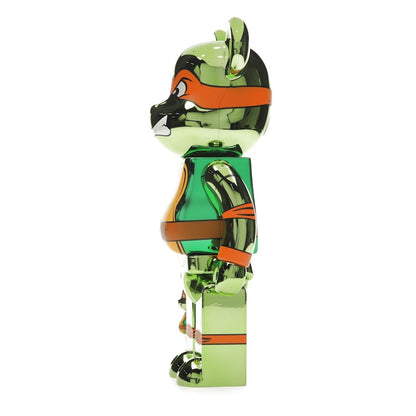 Bearbrick x Teenage Mutant Ninja Turtles Michelangelo 100% & 400% Set