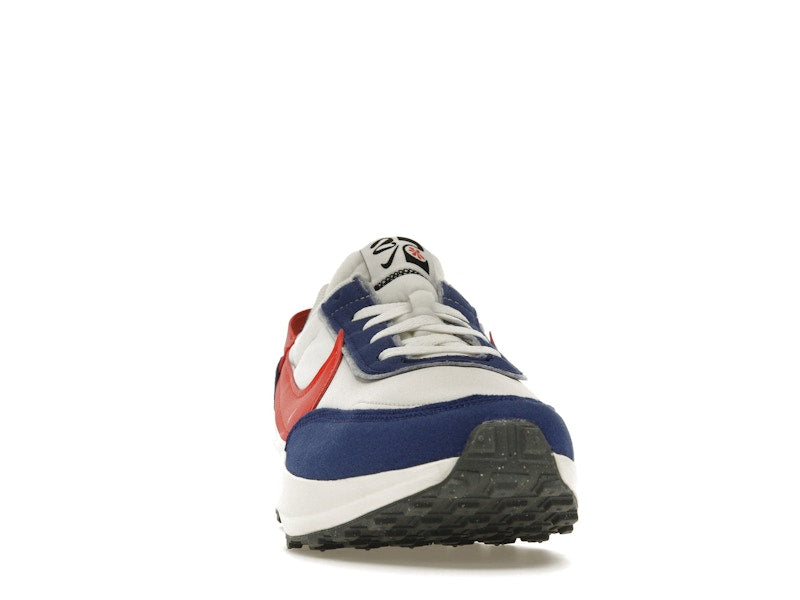 Nike Waffle Debut Swoosh Habanero Red Old Royal