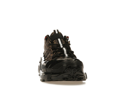 Burberry Arthur Monogram Print Black Bridle Brown