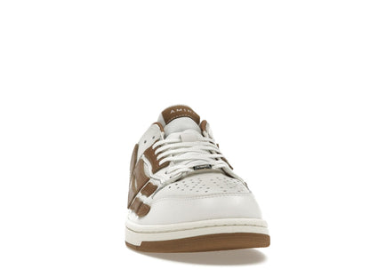 AMIRI Skel Top Low White Brown White