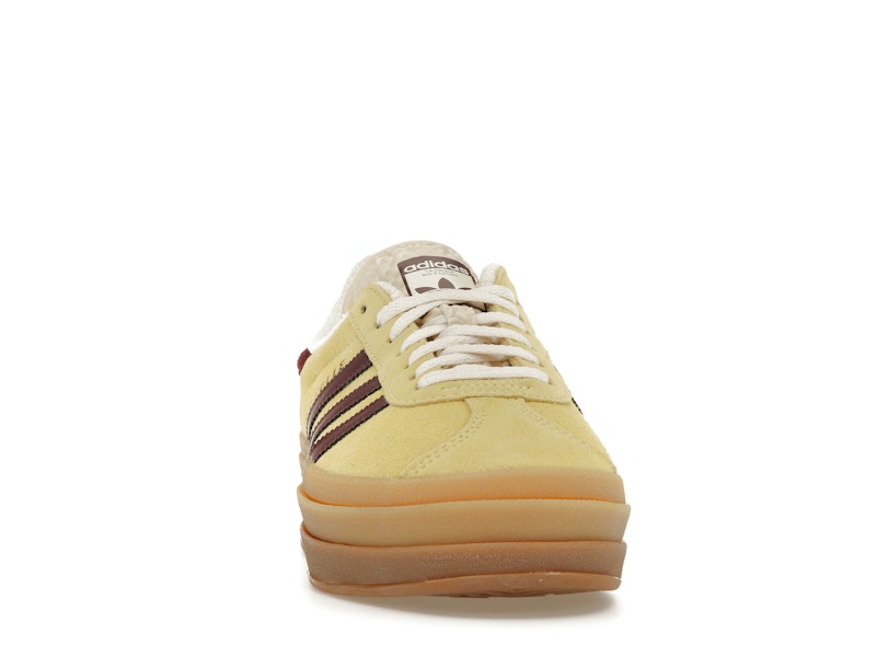 adidas Gazelle Bold Almost Yellow Maroon (Women's)