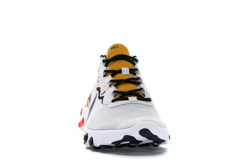 Nike React Element 55 White Black Crimson Gold