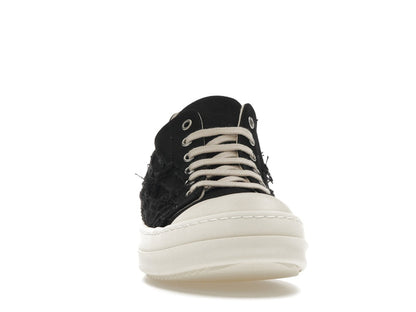 Rick Owens DRKSHDW Slashed Low Sneaks Black Milk