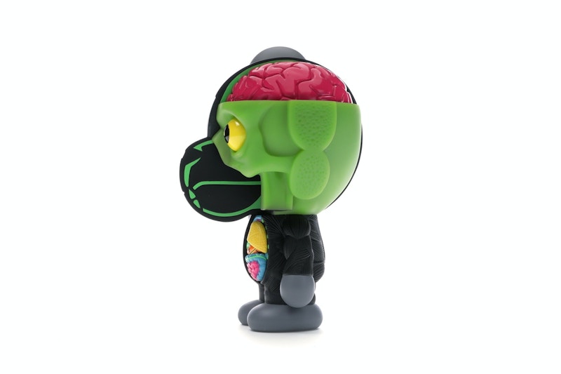 KAWS Bape Dissected Baby Milo Vinyl Figure Black