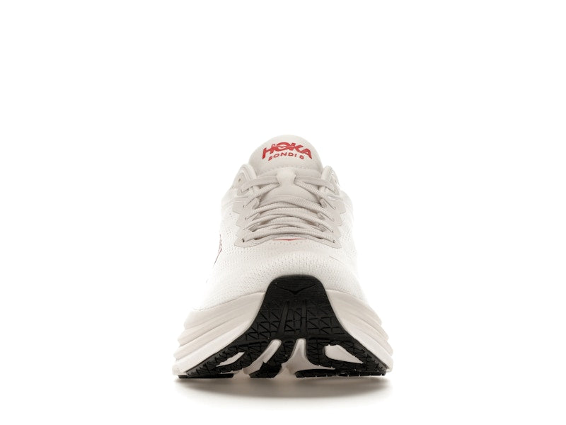 Hoka One One Bondi 8 White Vermillion