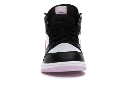 Jordan 1 Mid White Black Light Arctic Pink (PS)
