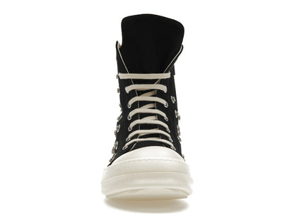 Rick Owens DRKSHDW Sneaks Studded Eyelets Black Milk