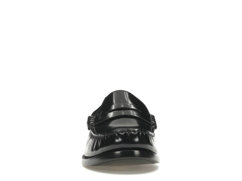 Saint Laurent Le Loafer Penny Slippers Black Leather