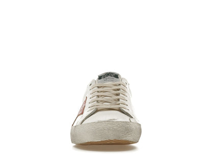 Golden Goose Super-Star White Red Grey