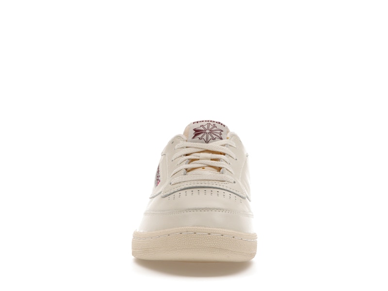 Reebok Club C 85 Chalk Alabaster Maroon