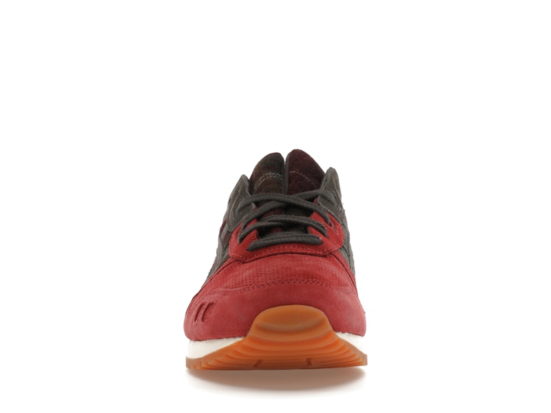 ASICS Gel-Lyte III OG Brisket Red Obsidian Grey