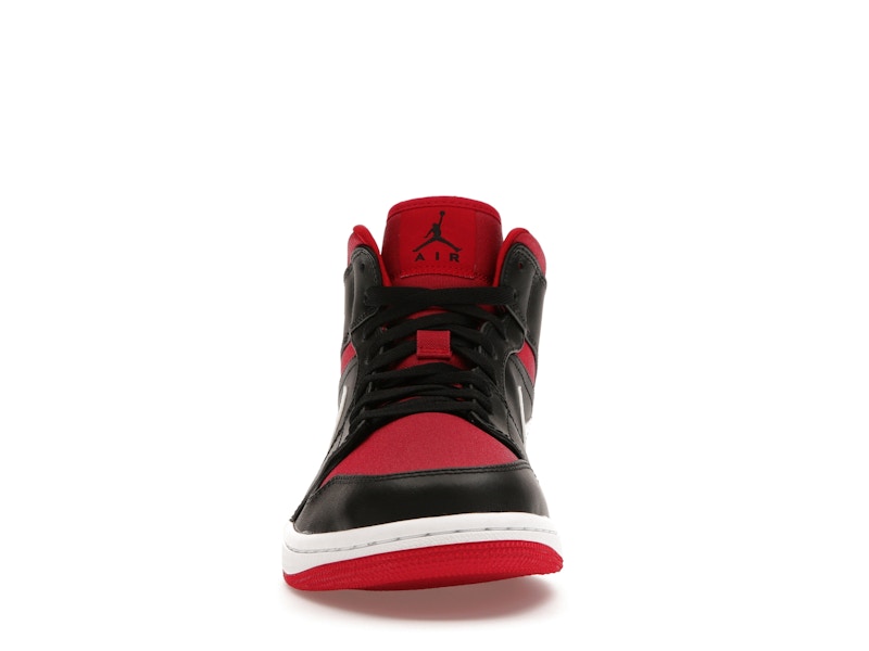 Jordan 1 Mid Black Gym Red White