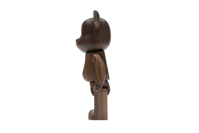 Bearbrick WORLD WIDE TOUR KAWS (Karimoku Wood) 400% Wood