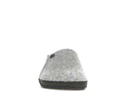 Birkenstock Zermatt Shearling Clog Wool Felt Light Gray