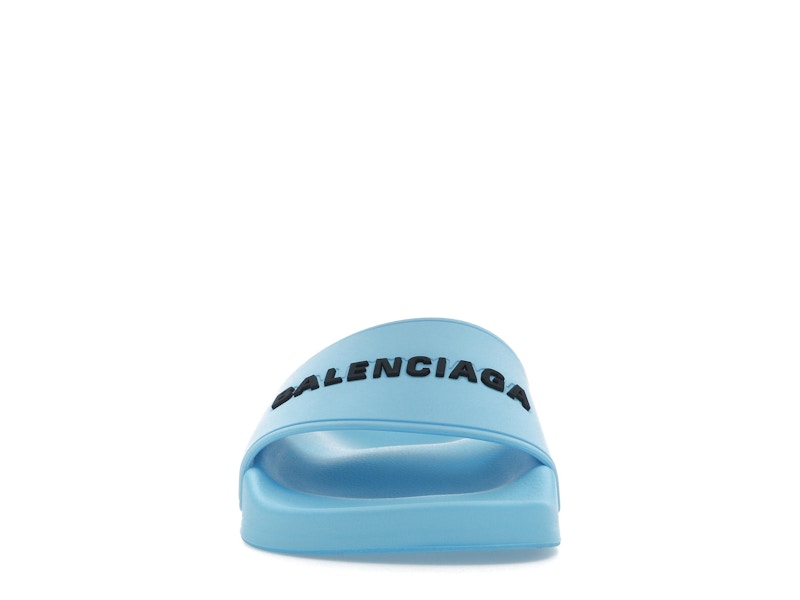 Balenciaga Pool Slide Blue Sky (Womens)