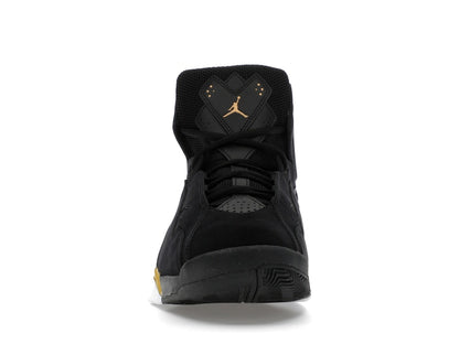 Jordan True Flight Black White Metallic Gold