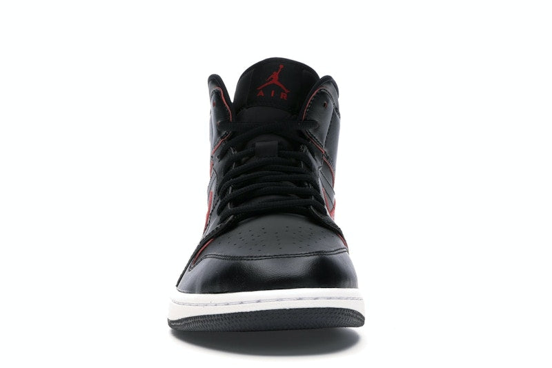 Jordan 1 Retro Mid Black Team Red