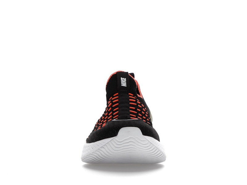 Nike React Phantom Run Flyknit Premium Black Bright Mango (Women's)