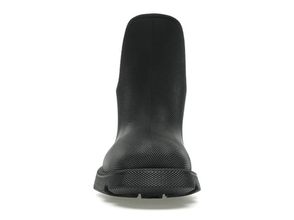Burberry Marsh Round-Toe Ankle Boots Black