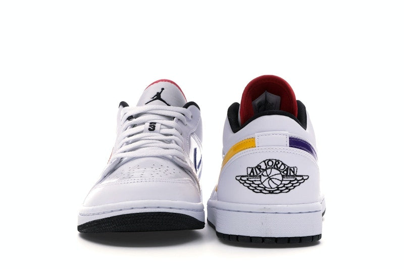 Jordan 1 Low White Multi-Color