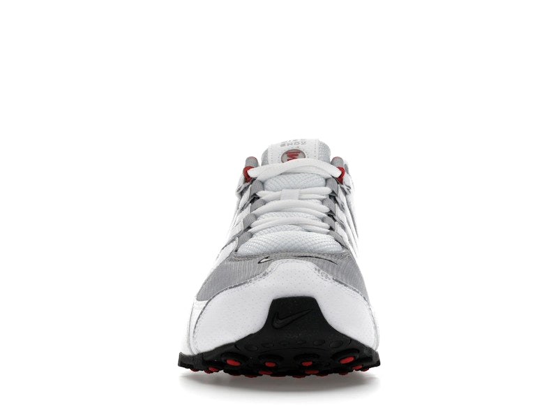 Nike Shox NZ White Red Metallic Silver