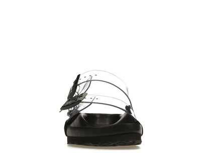 Birkenstock Arizona Transparent Manolo Blahnik Black