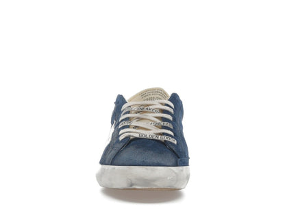 Golden Goose Super-Star Aviator Blue Cream Silver