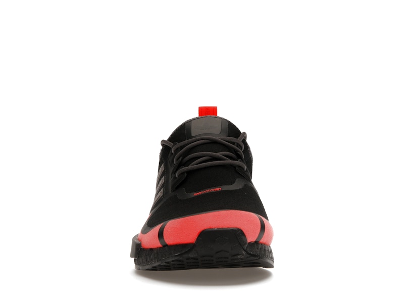 adidas NMD R1 Core Black Solar Red Grey