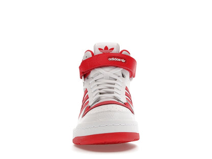 adidas Forum Mid Cloud White Vivid Red