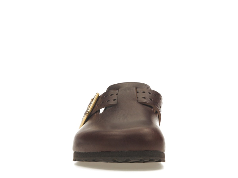 Birkenstock Boston Bold Leather Roast Brown
