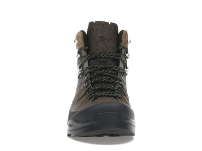 Salomon X-ALP Mid Distressed Leather GTX Dark Earth Black