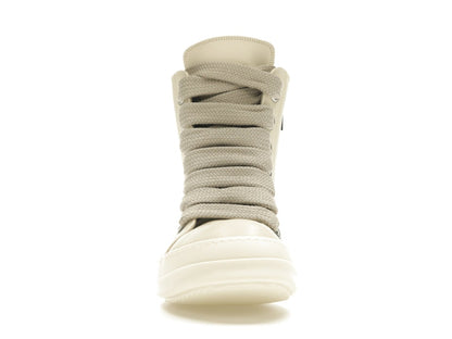Rick Owens Lido High Sneaks Jumbo Laced Milk