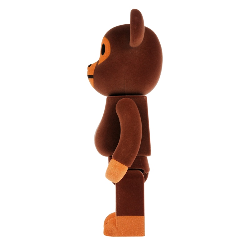 Bearbrick x Bape Baby Milo Flocky Ver. 100% & 400% Set