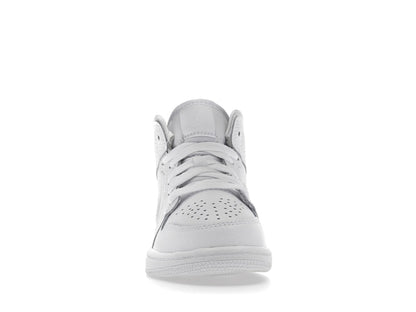 Jordan 1 Mid Triple White (2021) (PS)