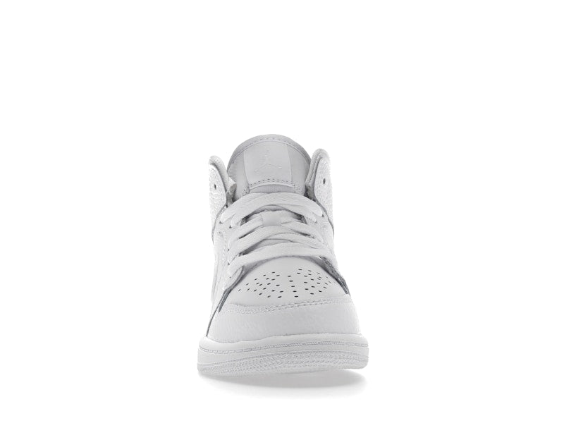 Jordan 1 Mid Triple White (2021) (PS)