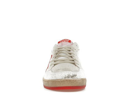 Golden Goose Ball-Star Low White Red