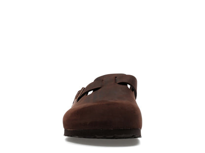 Birkenstock Boston Soft Footbed Oiled Leather Habana Brown