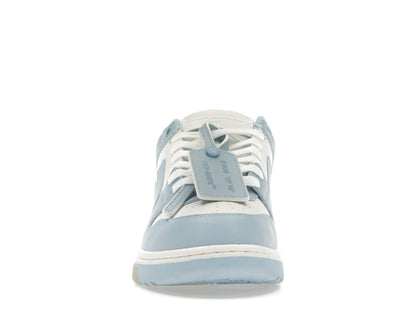 OFF-WHITE OOO Low Out Of Office Calf Leather White Light Blue