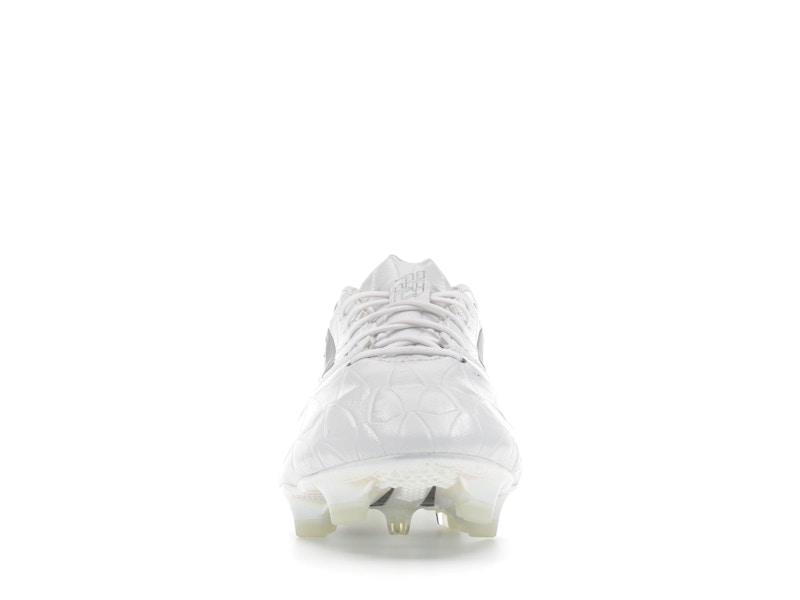 adidas Adizero F50 4 Leather FG White Silver Metallic
