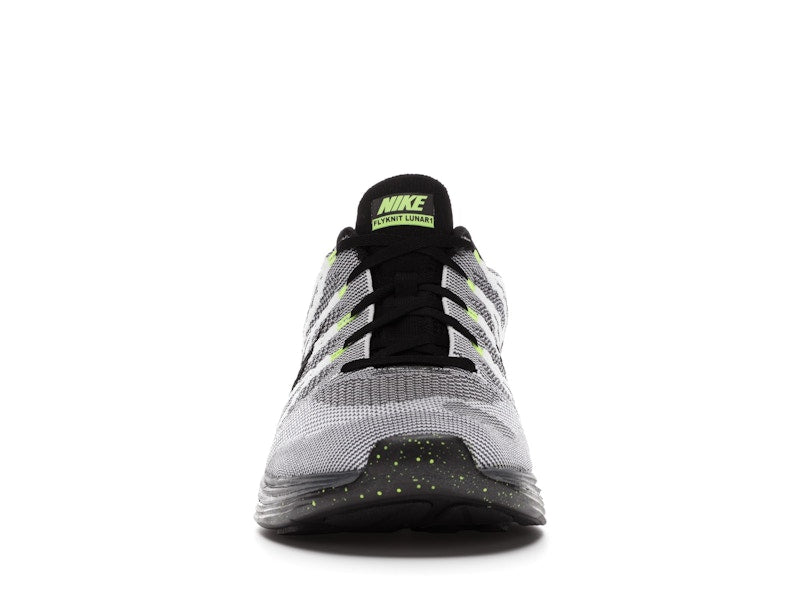 Nike Flyknit Lunar1+ White Black Volt