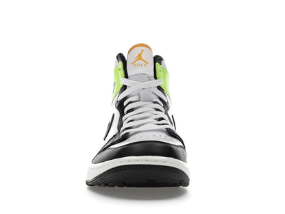 Jordan 1 Retro High Golf White University Gold Volt Black